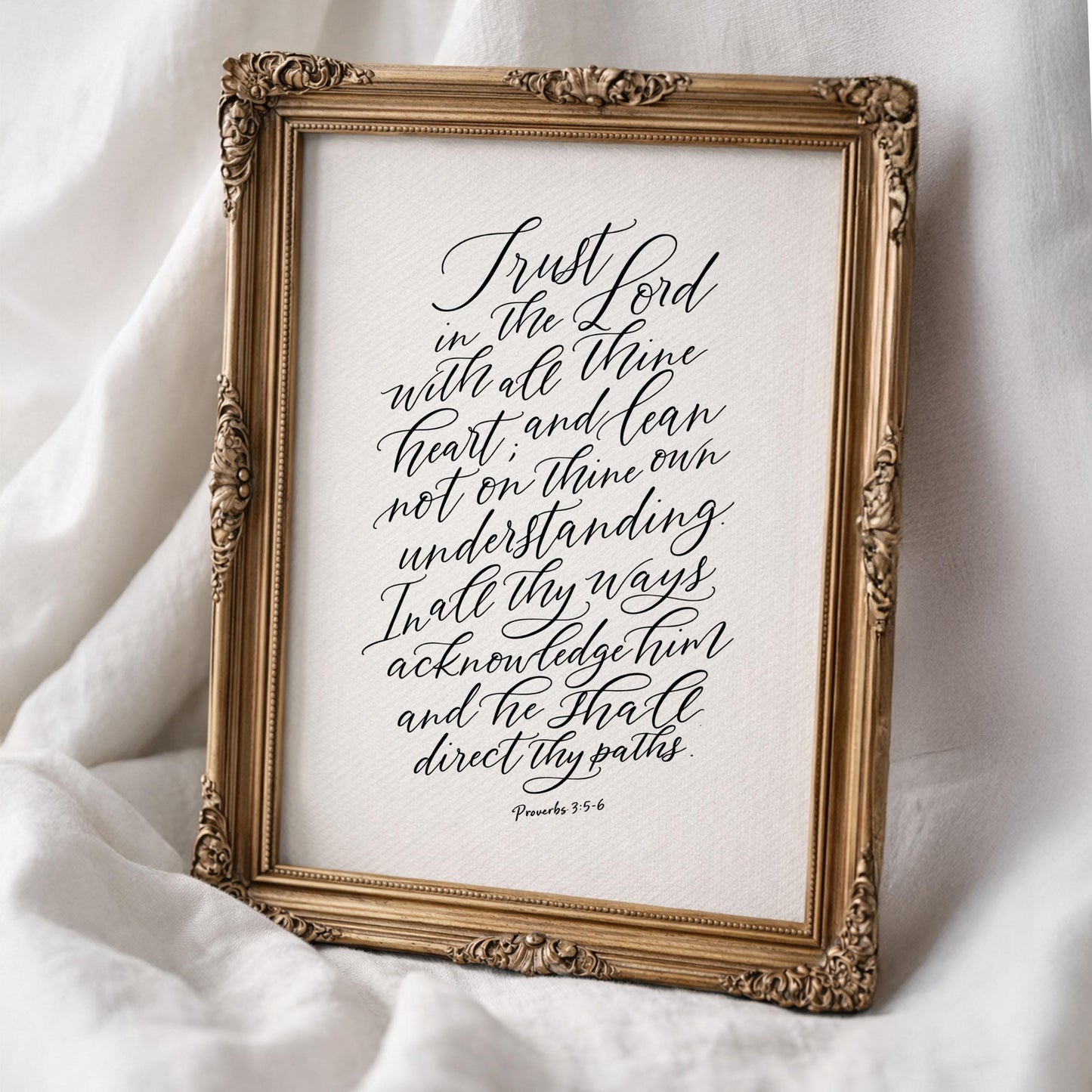 Trust In The Lord | Christian Scripture Wall Art | Digital Download