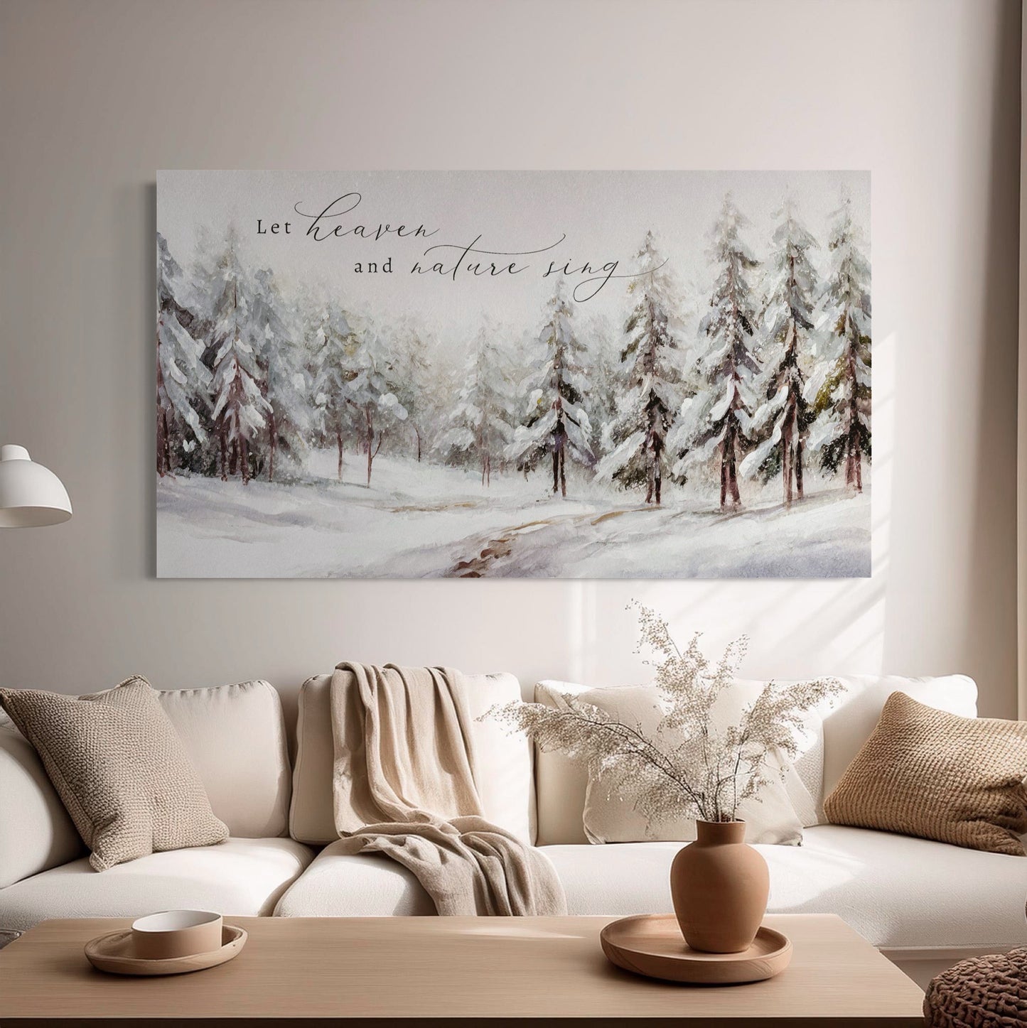 Let Heaven and Nature Sing Christmas Wall Art