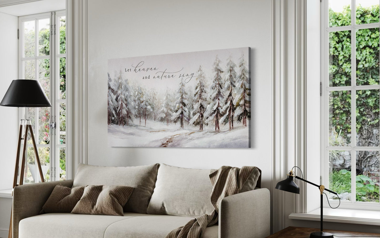 Let Heaven and Nature Sing Christmas Wall Art