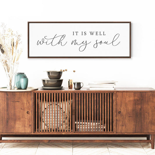 It is Well With My Soul | Inspirational Wall Art - Forever Written