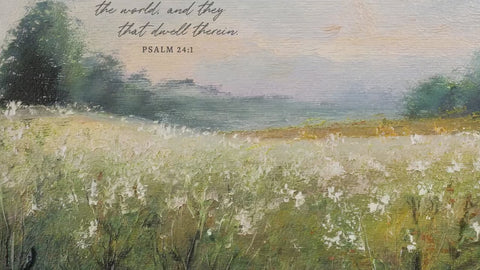Scripture Wall Art | Scripture Canvas | Christian Canvas | Wall Art | Christian wall art || The Grass Withereth | Isaiah 40:8 | Vintage