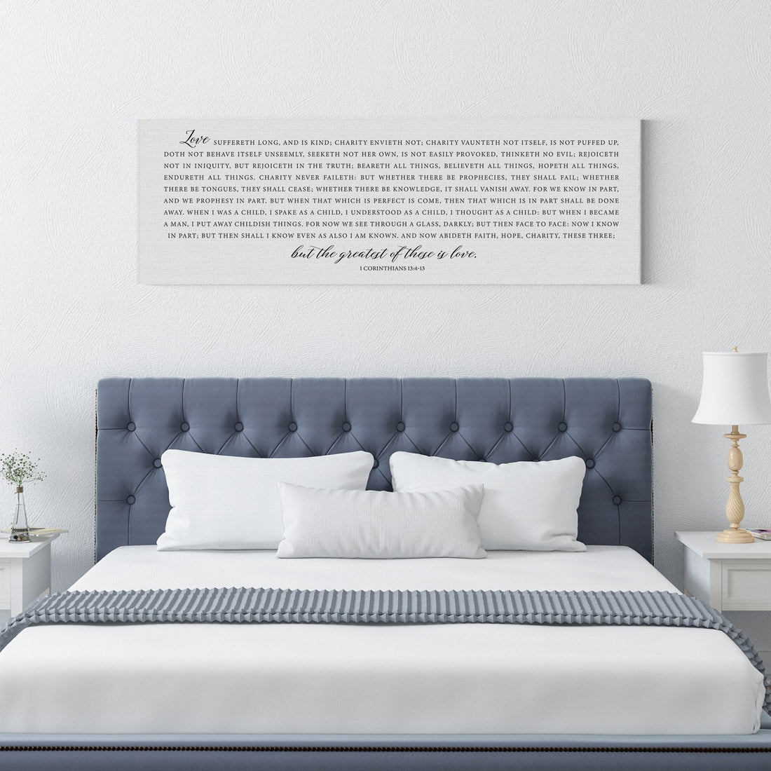 Bible Verse Wall Art | 1 Corinthians 13 | Greatest of these is Love ...