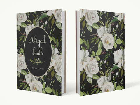 Personalized Floral Prayer Journal