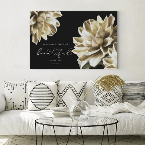Beautiful In His Time | Ecclesiastes 3:11 | Scripture Wall Art - Forever Written