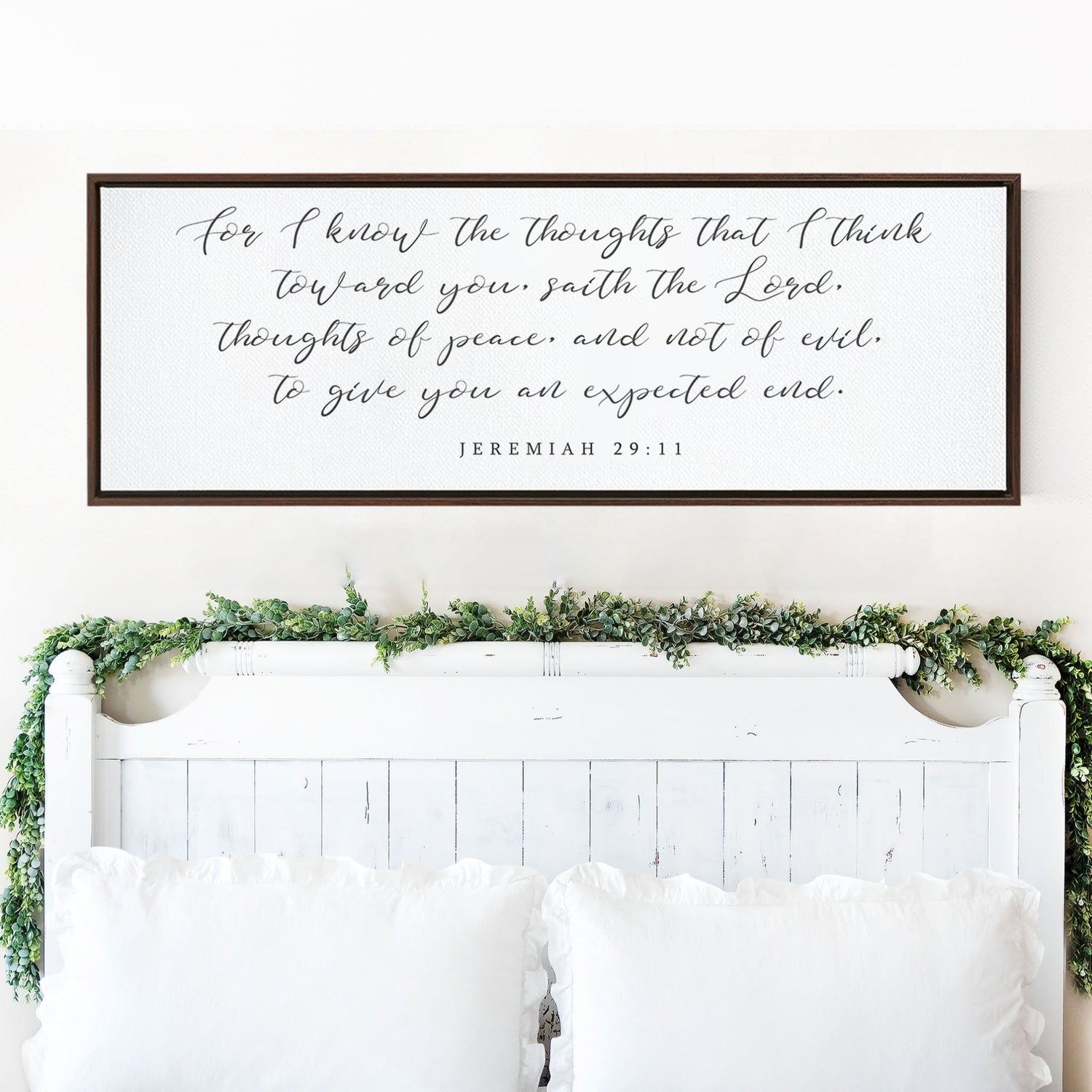 I Know the Thoughts that I Think Toward You | Jeremiah 29:11 | Bible Verse Wall Art - Forever Written