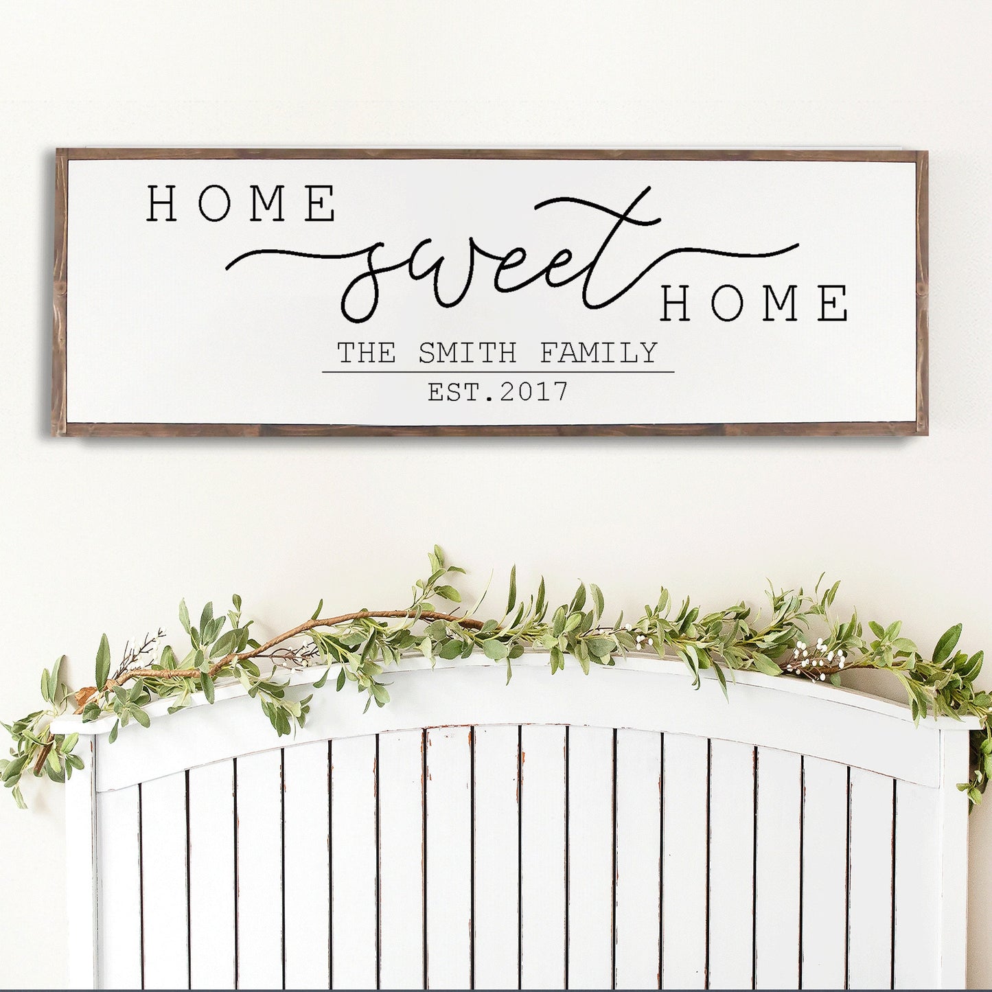 Home Sweet Home Personalized, Hand Painted, Rustic Wood Sign, Home Sweet Home Personalized Rustic Wood Sign