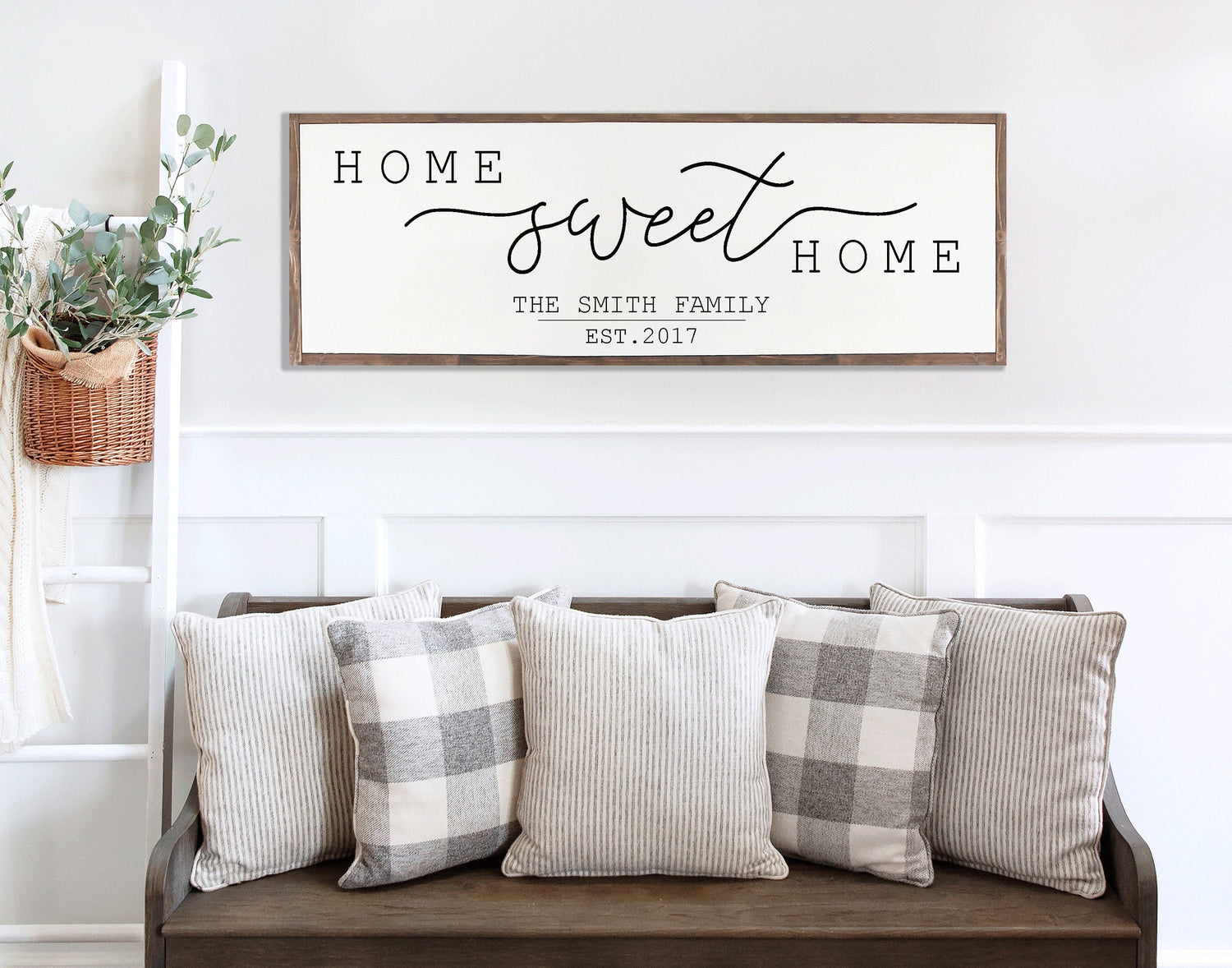 Home Sweet Home | Custom Rustic Wood Sign – Forever Written By ...