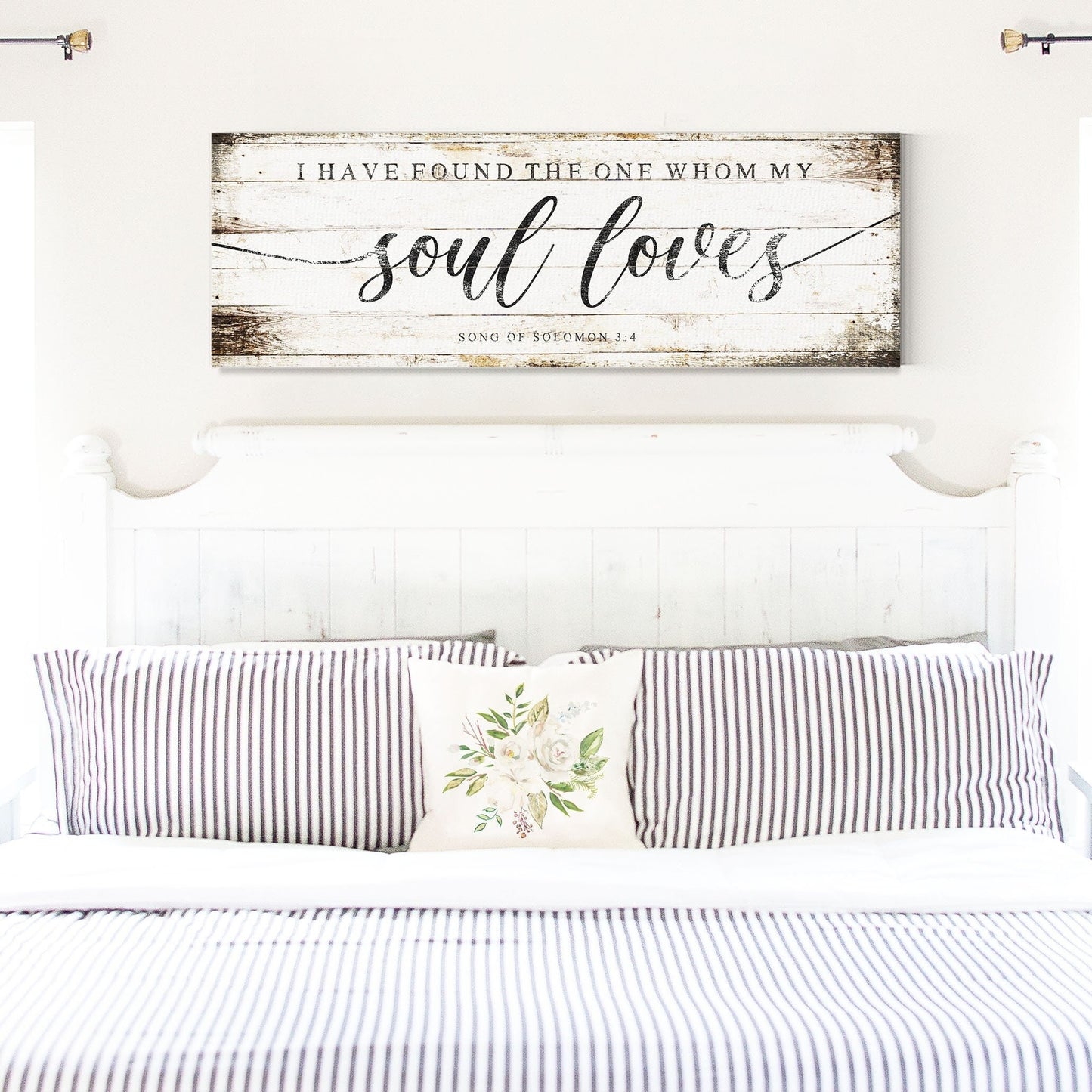 I Have Found The One Whom My Soul Loves  | Distressed Canvas