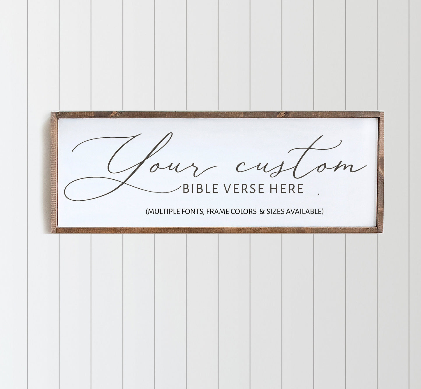 CUSTOM Bible Verse WOOD SIGN| Christian Wall Art | Farmhouse Wood Sign | Scripture Wall Art | Christian Wall Art | Personalized Sign