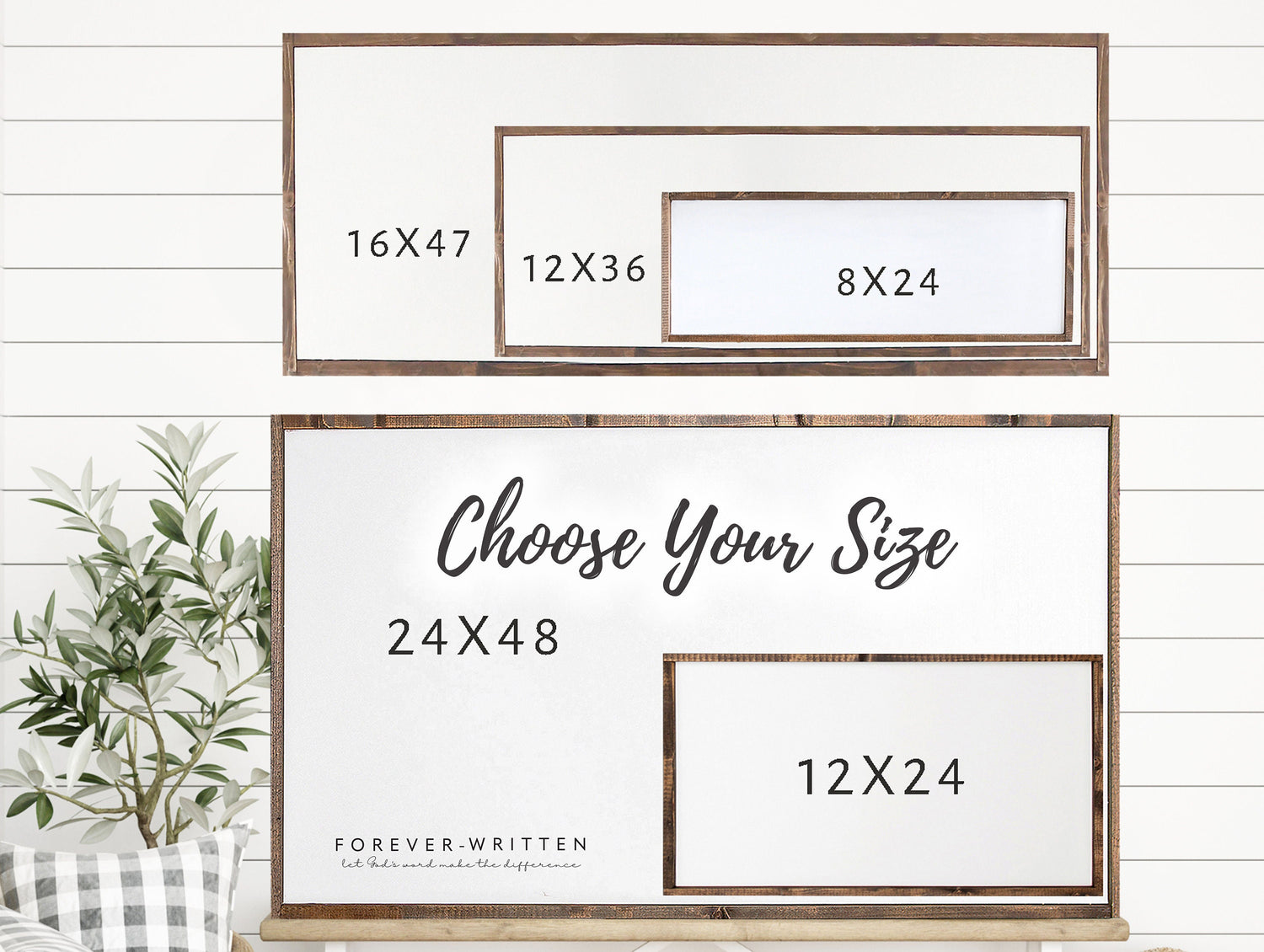 AS FOR ME and My House | Personalized Family Sign | As For Me and My House Sign | Christian Wall Art | Personalized Sign | Joshua 24:15