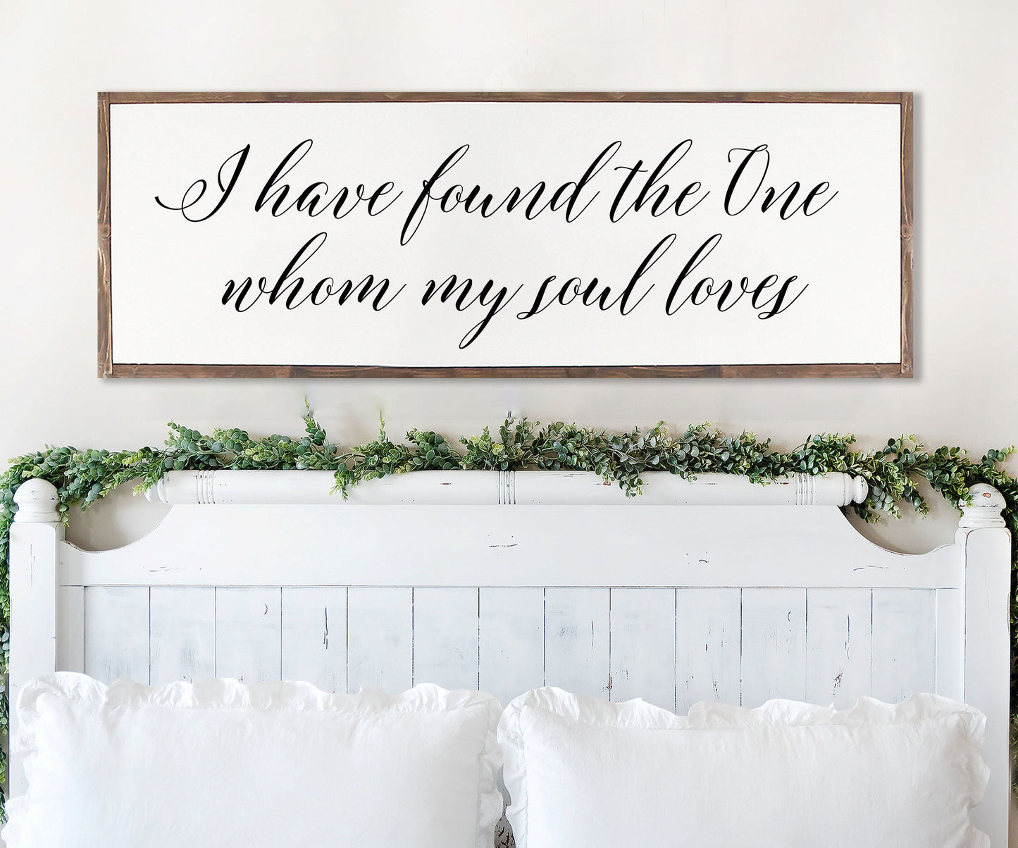 I have found the one whom my soul loves Wood Sign | Master bedroom | Farmhouse Wood Sign | CHRISTIAN WALL ART | My Soul Loves wood sign