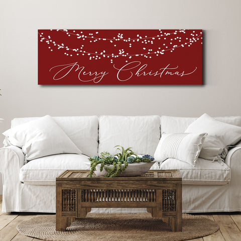 MERRY CHRISTMAS SIGN | Christian Christmas Wall Decor | Merry Christmas Wall Decor | Christmas Decoration Idea | With Frame Options