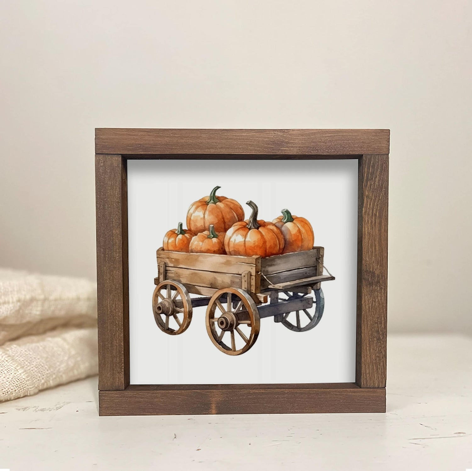 Watercolor Pumpkins FALL WALL DECOR, Thanksgiving sign, Fall wall art, Thanksgiving décor, Autumn Farmhouse décor, rustic wood sign, pumpkin