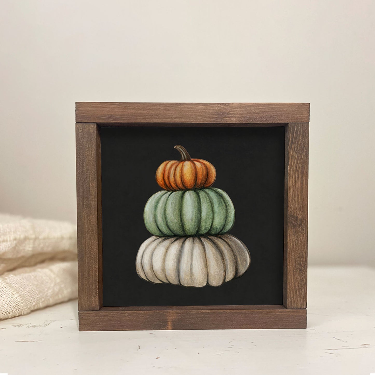 Watercolor Pumpkins FALL WALL DECOR, Thanksgiving sign, Fall wall art, Thanksgiving décor, Autumn Farmhouse décor, rustic wood sign, pumpkin