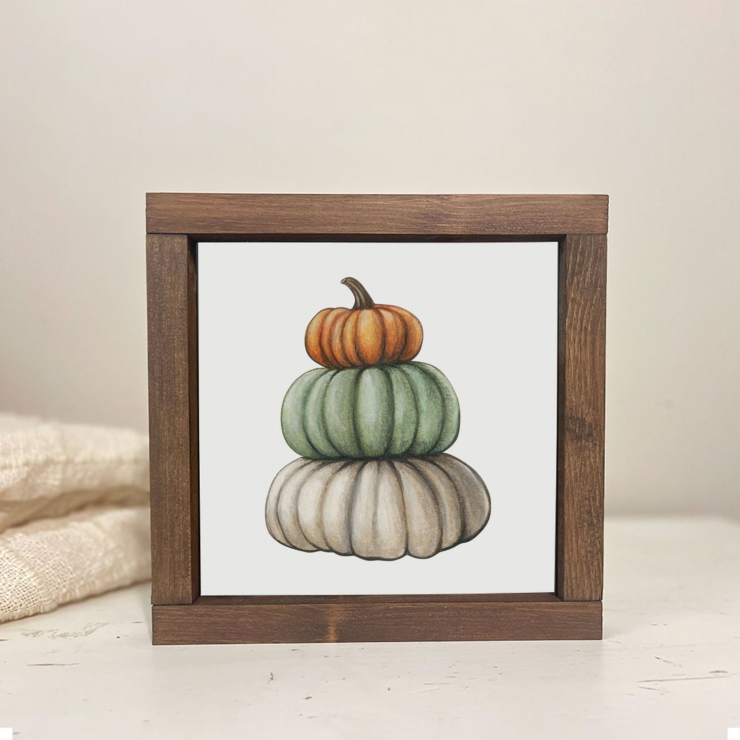 Watercolor Pumpkins FALL WALL DECOR, Thanksgiving sign, Fall wall art, Thanksgiving décor, Autumn Farmhouse décor, rustic wood sign, pumpkin