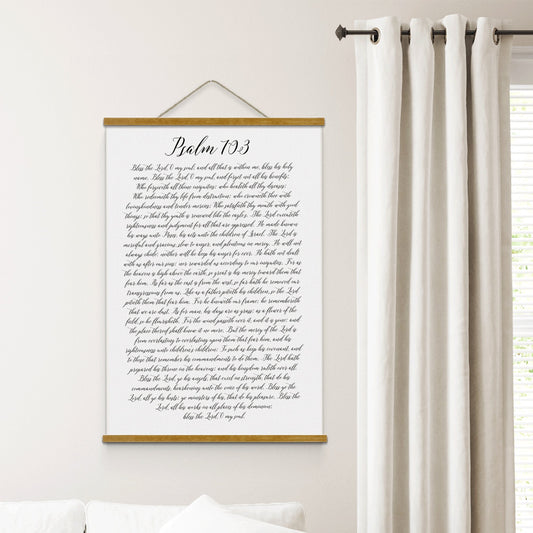 Psalm 103 Scripture Hanging Canvas - Forever Written