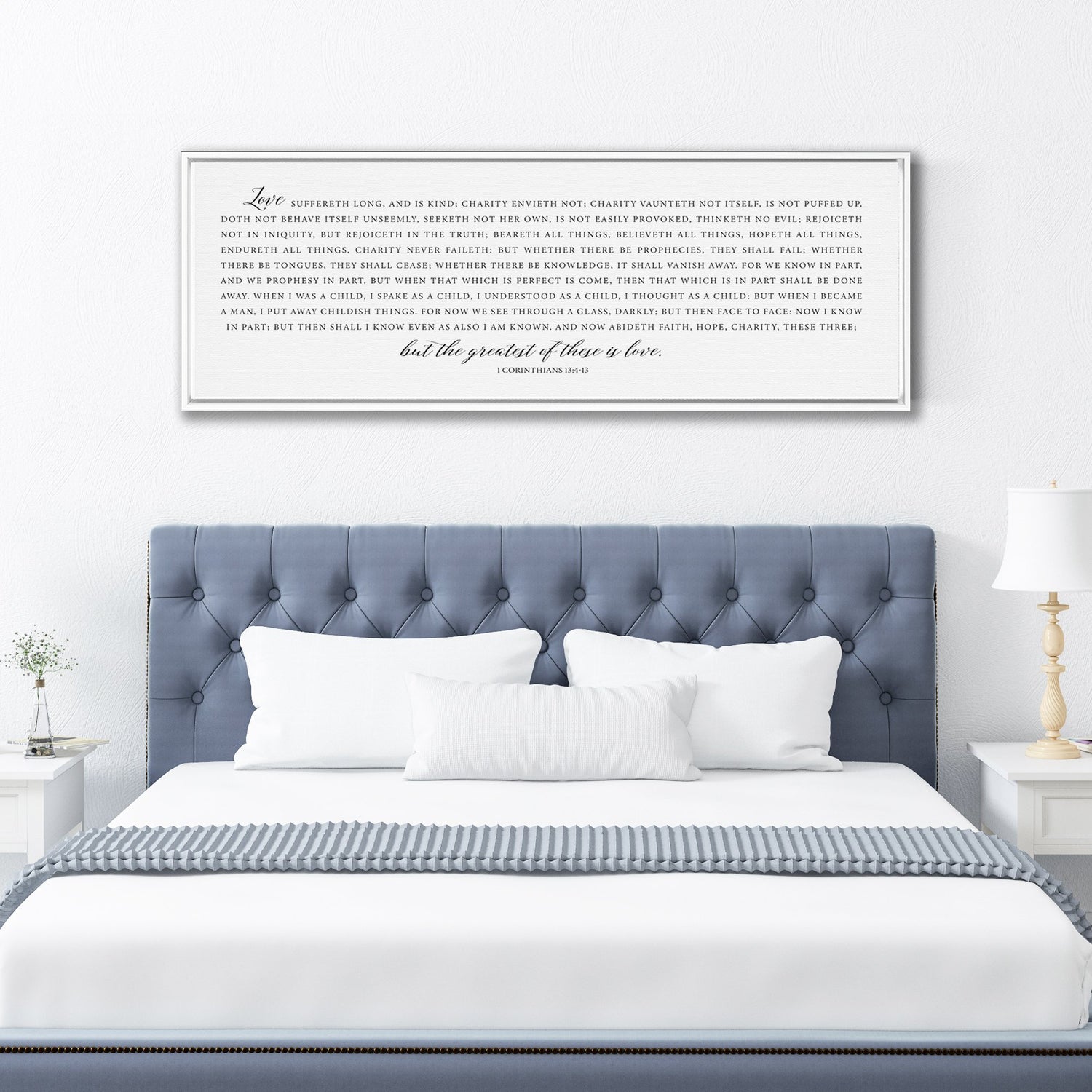 The Greatest of These is Love | 1 Corinthians 13:4-13 | Bible Verse Wall Art - Forever Written