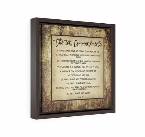 The Ten Commandments | Exodus 20 | Scripture Wall Art - Forever Written